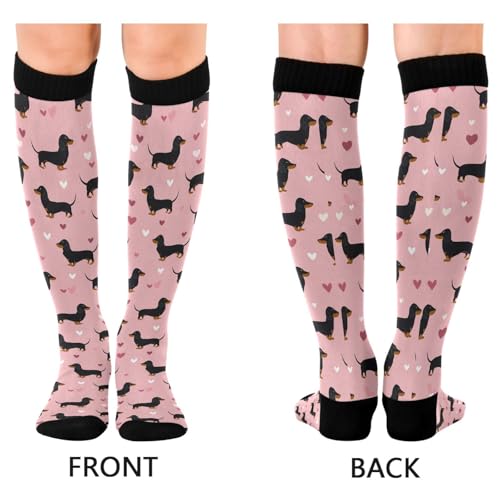 Image of Wusikd Cats Compression Socks for Women and Men Circulation Cute Long Socks for Athletic Running 1
