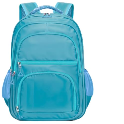 Kit Mochila Grande Escolar Passeio Casual + Fone de Ouvido Via Bluetooth (Azul Claro)