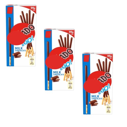 Kado Milk Chocolate Biscuits Sticks 39g (Pack of 3) Multipack