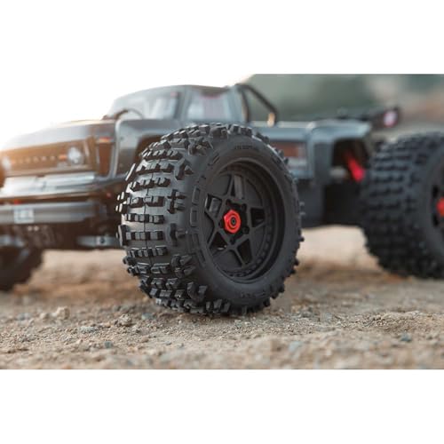 Image of ARRMA RC Truck Outcast 4X4 4S BLX 1 /10TH 4WD Stunt Truck RTR (Battery and Charger Not Included), Gunmetal, ARA4410V2T3