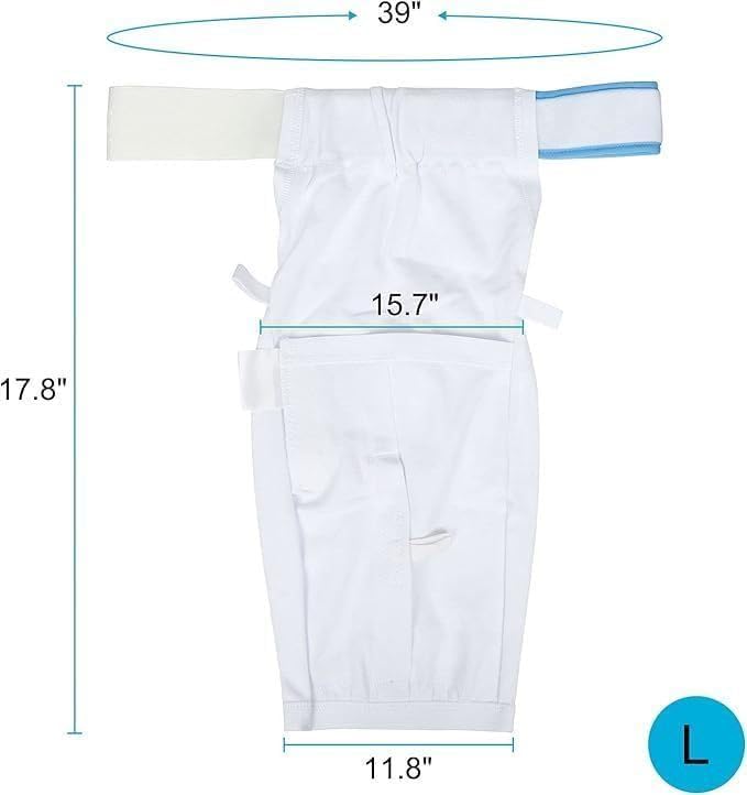 Porta catetere per Borsa da Gamba, Copertura per Borsa da Gamba per Urine con Cintura in Vita, Manicotto per Borsa da Gamba Foley per Borsa per Urine da incontinenza,M