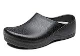 INiceslipper Great Nursing Shoes Chef Shoes Clock Work Slip Resistant Work Clog Shoes for...