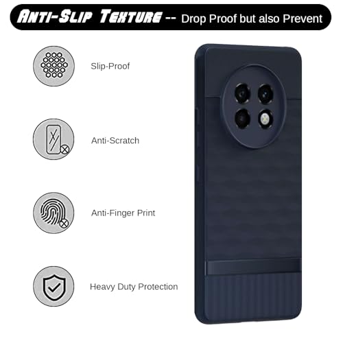 Image of Shockproof Case for Realme 13 Plus 5G / P1 Speed 5G | Full Camera Protection | TPU Flexible Back Cover for Realme 13 Plus 5G / P1 Speed 5G (Steel Blue)