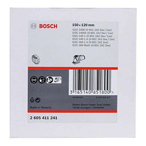 Filtre pour bac à poussières 150 x 120 mm modèle Bosch Accessories 2605411241 - vue 3