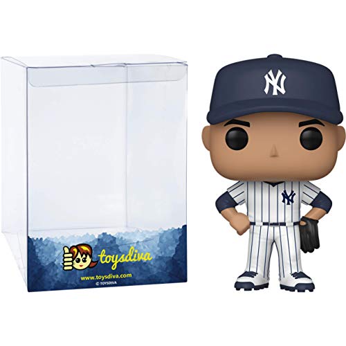 Gleyber T O R R E S : P O P ! Vinyl Figurine Bundle With 1 Compatible 'Toysdiva' Graphic Protector (048 - 47101 - B)