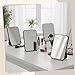 Cinnvoice 12 Pack Desktop Makeup Mirror Bulk 90° Adjustable Portable 8