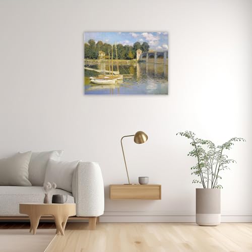 Toile Claude Monet The Bridge at Argenteuil pour grand mur vide - 5