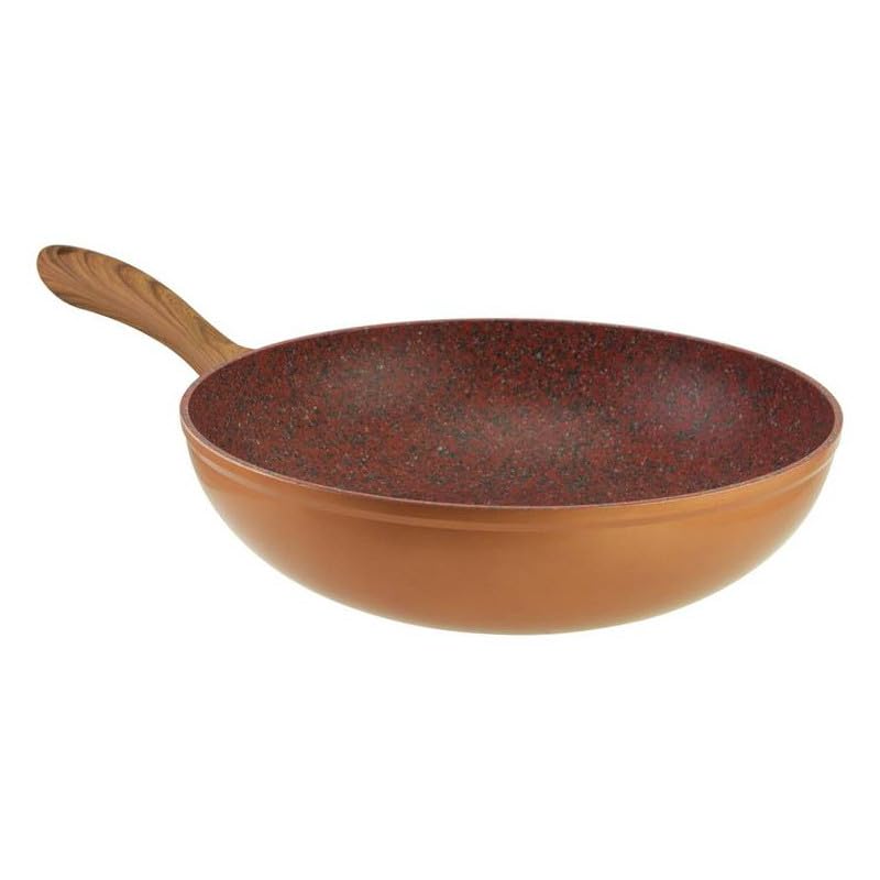 venteo - Sauteuse granit 24 cm KitchenPro - Revêtement antiadhésif + couvercle
