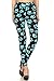Leggings Depot High Waisted Camouflage & Multiple Print Leggings for Women-Full Length-R805, Blue Paws, Plus Size