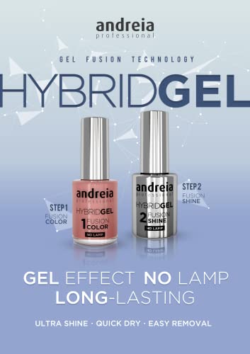 Esmalte de uñas gel híbrido Andreia Fusion Shine miniatura 2