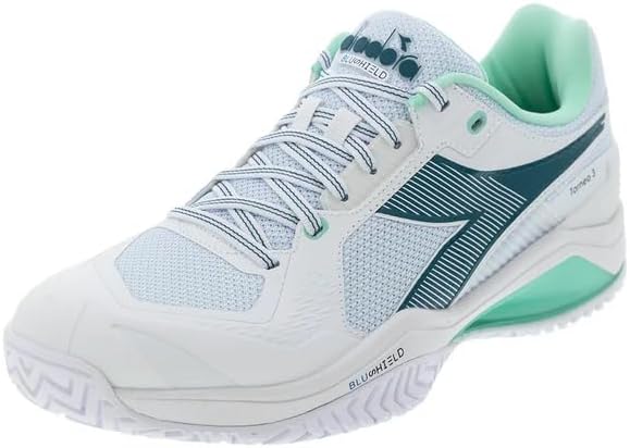 Diadora Blushield Torneo 3 White/Spruce Men's Shoes