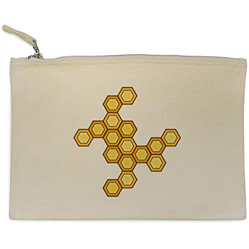 Azeeda 'Panal' Bolso de Embrague/Accesorios Case (CL00020979)