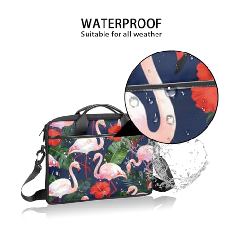 Bolso para portátil Flamingo con correa para hombro 14-15 pulg miniatura 3