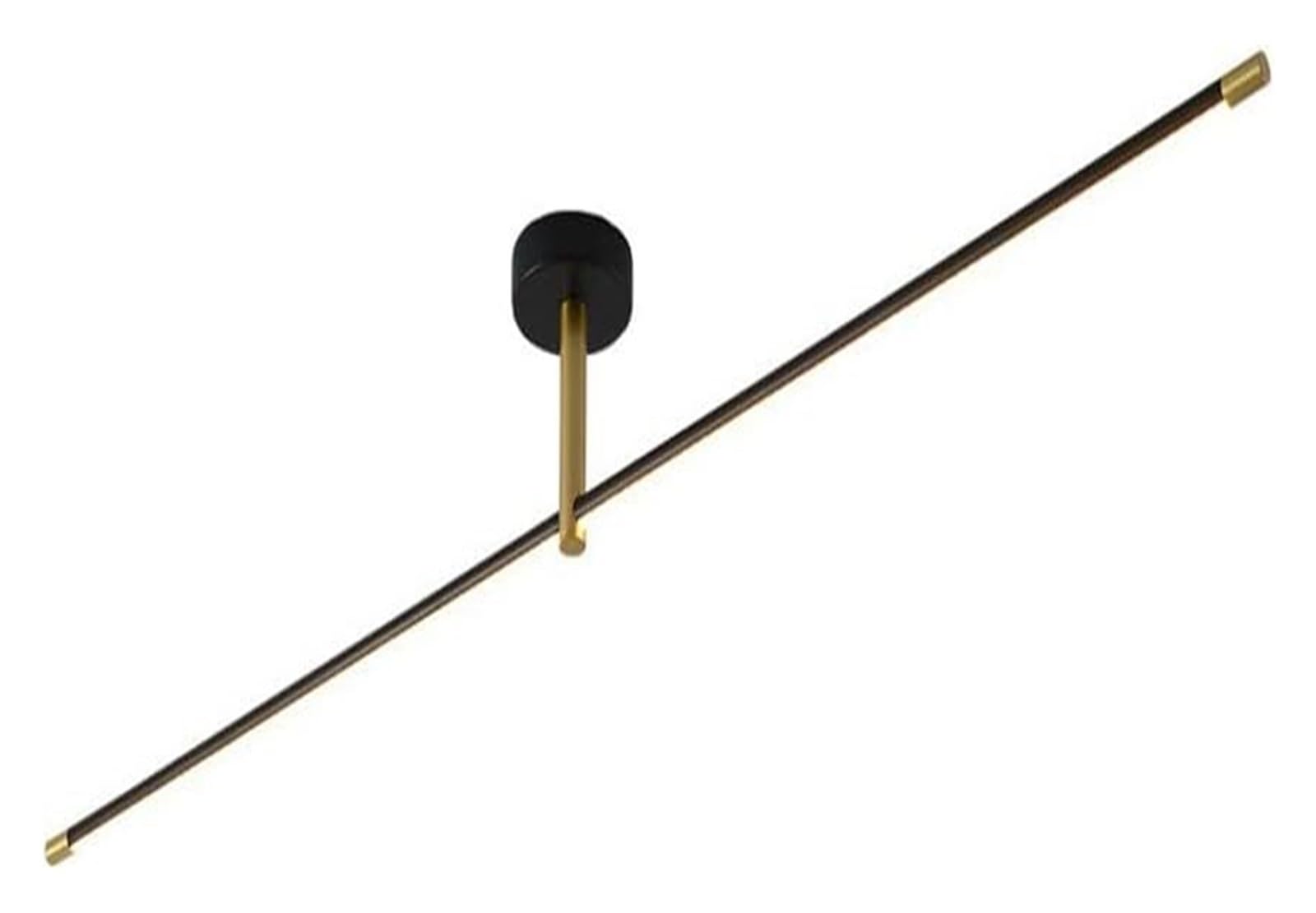 LYMSXAZOU Long Strip Ceiling Light Simple Wrought Iron Linear Lights Semi Flush Mount Lamp,Modern Pendant Lighting