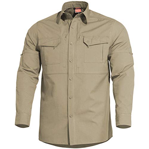 Chemise tactique kaki Pentagon Plato taille L idéale pour le bivouac