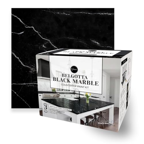 Image of Giani Marble Easy Epoxy Countertop Paint Kit (Belgotta Black)