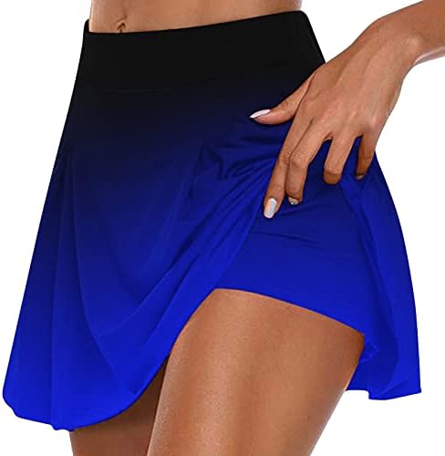 Women Tennis Skorts 2025 Summer Athletic Shorts High Waisted Flow...