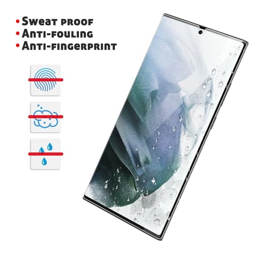 Image of Premium Acrylic Screen Protector /Guard Compatible for Samsung Galaxy S22 Ultra 5G / S23 Ultra 5G (Transparent) with Soft Flexible Clear Membrane, Pack of 1