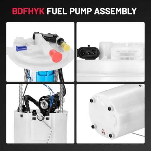 Image of BDFHYK Electric Fuel Pump Module Assembly Compatible with Chevrolet Silverado 1500 2500 HD 3500 HD, Compatible with GMC Sierra 1500 2500 HD 3500 HD 2007 2008 4.3L 6.0L V6 V8 Replace E3750M
