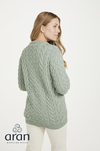 Irish Sweater for Men's Made in Ireland Supersoft Merino Wool Aran Fisherman Pullover3