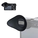 JJC Soft Silicone Camera Eyecup Eyepiece Eyeshade for Sony a6600 a6500 a6400 Viewfinder Protector...