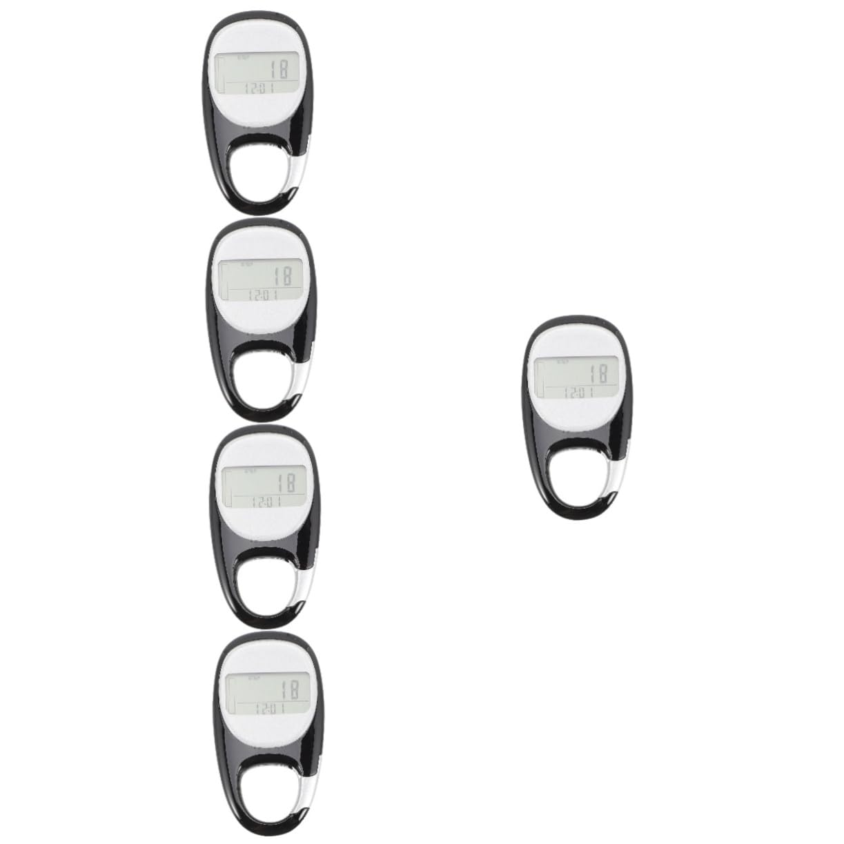 BESTonZON Pédomètre Compteur De Marche 3D avec Marcher Portable Compteur De Marche Pratique Compteur De d'escalade Comptoir pour Compteur De Simple Podomètre Abdos