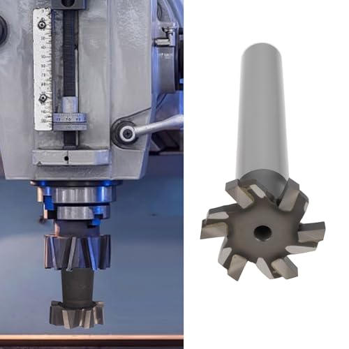 SG Store T-Nut-Fräser mit 6 Nuten, 25 x 3 mm, für geschnittenes Metall, Holz, 12 x 90 mm