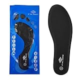 FILWO Women’s Memory Foam Insoles Replacement, Running Insoles Inserts for Sports Shoes Trainers Sneakers Work Boots Walking Shoes, Cushioning Comfort Insoles for Women 1 Pair, Size 5 UK W, Black - Image 7