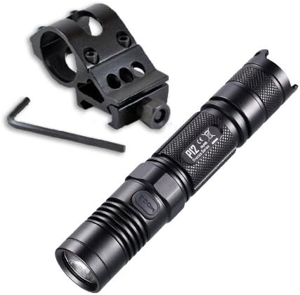 Nitecore P12 2015 Edition Flashlight - 1000 Lumens w/Offset Gun Mount