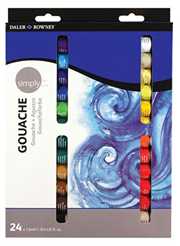 Daler Rowney Simply Set Gouache 24x12 ml