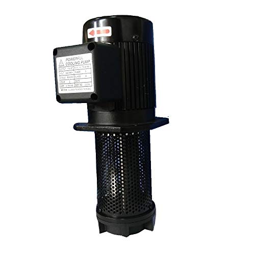 1/6 HP Lathe BandSaw Machine Tool Circulation Coolant Pump, Immersion Length 150mm (6"), NPT 3/8" Thread, Three 3 Phase 220/380V