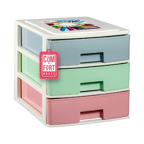 Cajonera Plástico 3 Cajones Multicolor