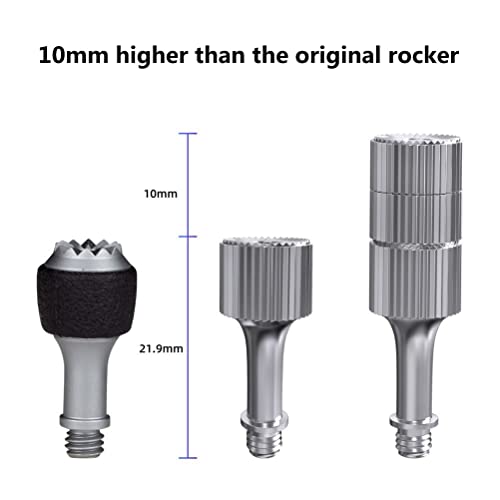 Image of Smart Controller Joystick Compatible for RC-N1 Smart Controller, Aluminum Controller Replacement Joystick Thumb Rocker, Extension Sticks Compatible for Mini 3 Pro Drone Accessories