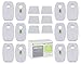 GreenVacShop 3-Pack Shark Rocket DuoClean HV380, HV380W, HV381, HV382, HV383, HV384Q Replacement Filter Set, 6 Pre-Filters (3 Foam+3 Felt) and 3 Post-Filters, Replaces Shark Part# XFFH380 XPSTFH380