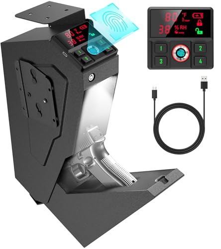 QINGENO Quick-Access Mounted Nightstand Handgun Gun Safe Review