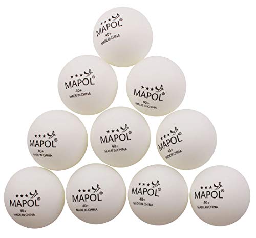 MAPOL Table Tennis Balls 3 Star 40+ Advanced White Ping Pong Ball (60 Pack)