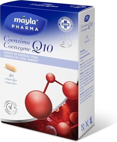 MÁYLA ® COENZIMA Q10 | Fuente de energía vital | Antioxidante natural | 30 Cápsulas | 1 toma al día
