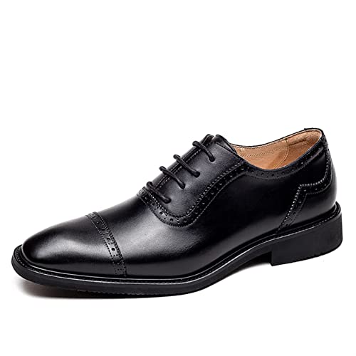 Zapatos de vestir para hombres con cordones y punta cuadrada elegante