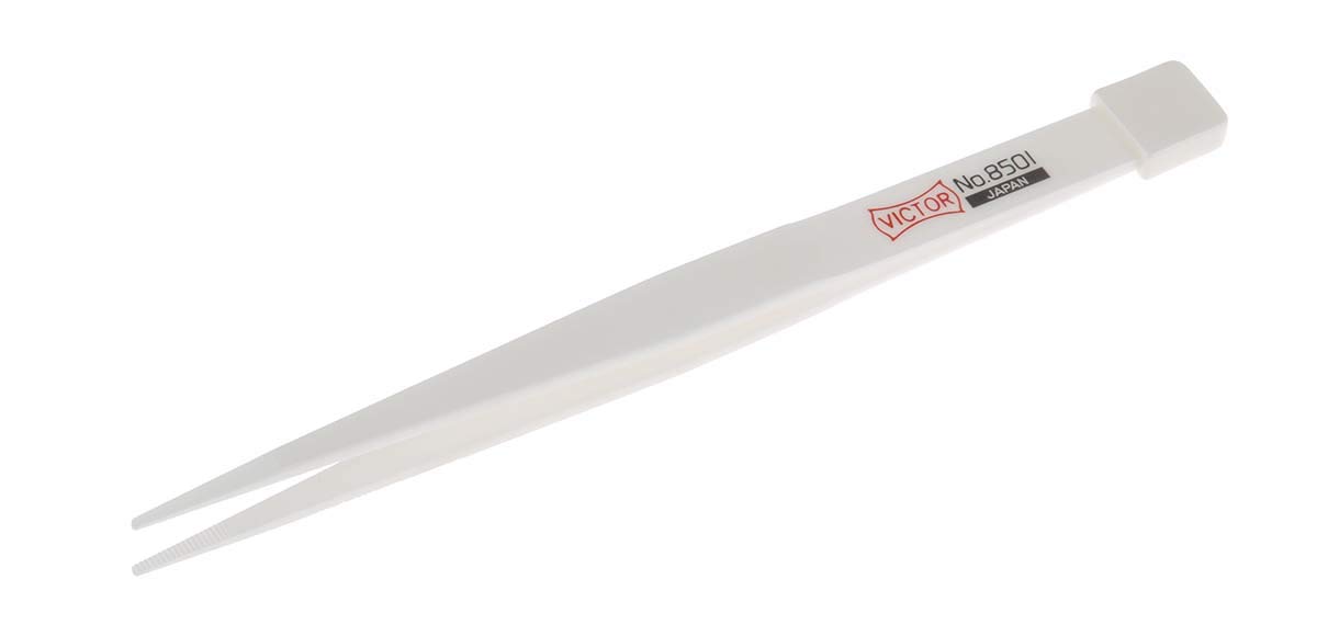 RS PRO Zirkon keramikbeschichtet Pinzette, 124mm, Spitze Geriffelt Antimagnetisch 1-teilig