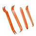Lerkely 4 Pcs Outil Démontage Installation de Garnitures, Garniture Intérieure Voiture Installation Stéréo Outil Bordure Panneau de Porte Clip Retrait Kit Pry Outil Réparation Installer