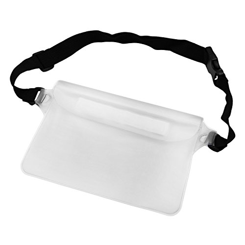 NKTM Waterproof Pouch Dry Bag Fanny Pack with Waist Strap Keep Your Cellphone Cash Safe and Dry Perfect for Boating Swimming Snorkeling Kayaking Beach