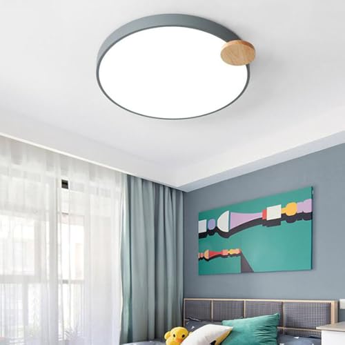 Plafonnier LED nordique intensité variable pour éclairage plat