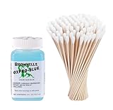 Brownels Oxpho-Blue 1 Pack Liquid Gun Blue, New Version Cold Bluing Solution Professional Grade, 4 Fl oz. / 100 Swabs (2)