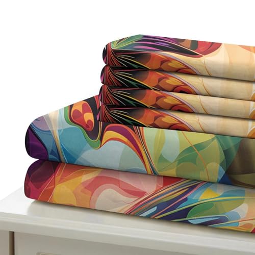 Housse de Couette 140x200 Papillon Finition Étoffe Douce Microfibre 3D - 7
