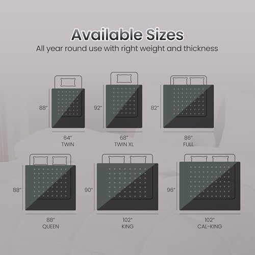 image for Utopia Bedding Comforter Duvet Insert, Quilted Comforter with Corner T