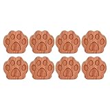 Srliya 8 Stück Palisanderholz-Autodiffusor für ätherische Öle, Holzdiffusor, Natürlicher Stil mit Design, an Lüftungsschlitzen für Büro, Yoga-Studio