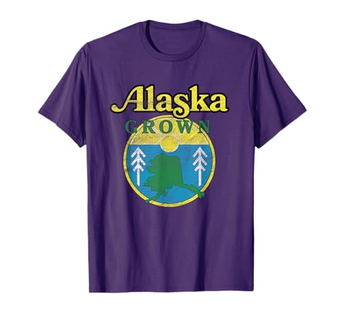 Vintage Retro Alaska Grown T-Shirt
