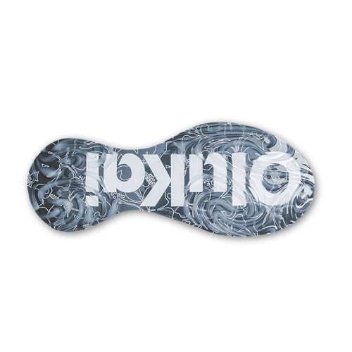 OLUKAI Makena Men's Golf Shoes, Superior Performance & Tour Professional Tested, High Cushioning & Support, All-Day Comfort, Bright White/Lava Rock, 113