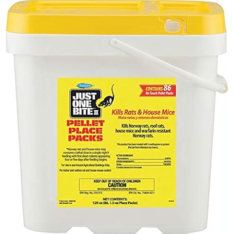 Farnam Just One Bite II 1.5-Ounce Pellet Packs For Rodents, 86 Count Cover