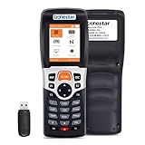 Wireless Barcode Scanner - Handheld Inventory Scanner Data Collector with 2.4GHz RF Transceiver for Warehouse & Bookstore Management (N4-1D-OR)